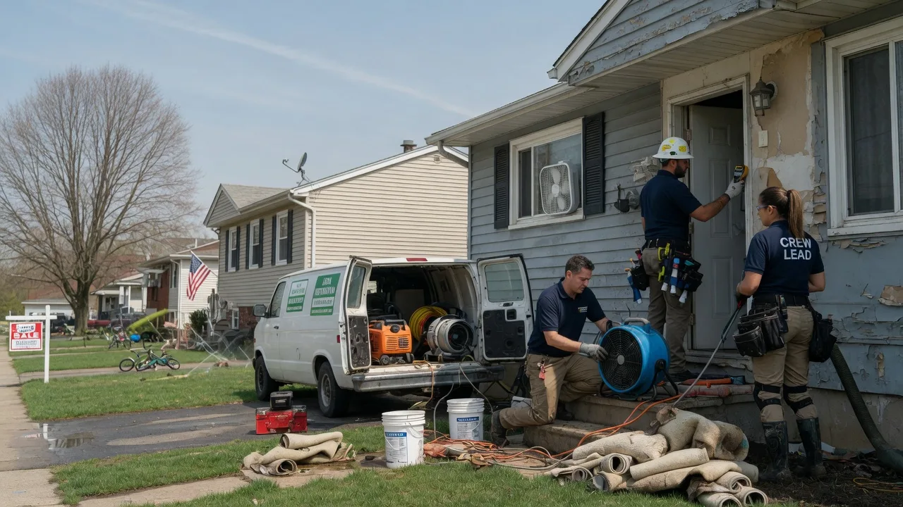 Flood Cleanup in Horton, MI near me