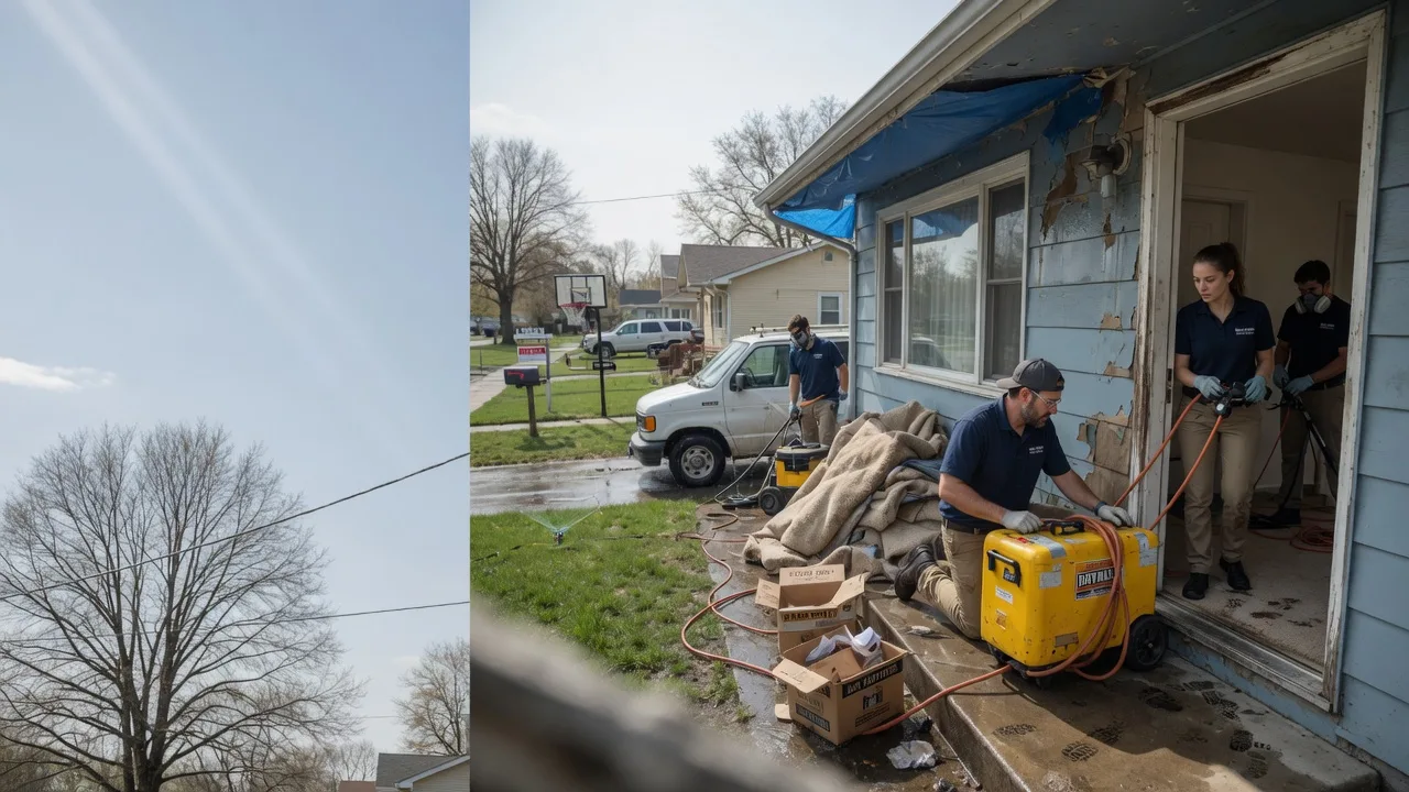 Basement Flood Cleanup in Horton, MI near me